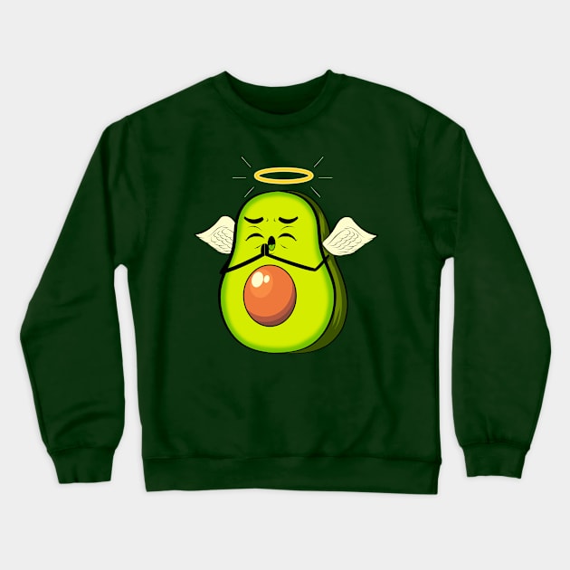 holy guacamole funny cute avocado Crewneck Sweatshirt by the house of parodies